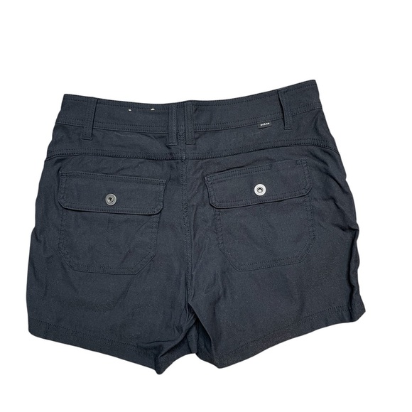 Prana Zion Halle Shorts Black Size 6 - 5" Inseam - Picture 3 of 4